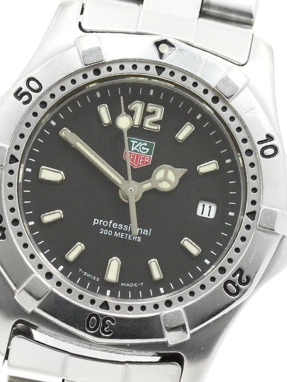 TAG HEUER 2000 series WK1310-0 Date black Dial Quartz Ladies Watch_961695